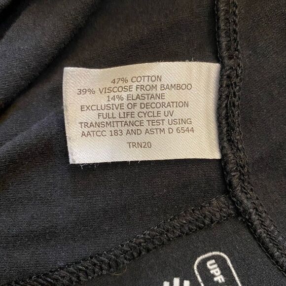 Coolibar Black UPF 50+ Excellent UV Protection Jogger Women Size M - Picture 8 of 8